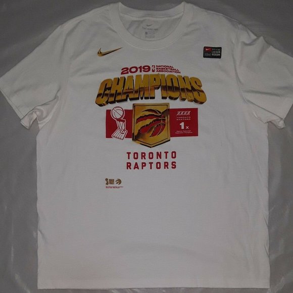 2019 NBA Champions TORONTO RAPTORS Locker Room Tee - Picture 2 of 4